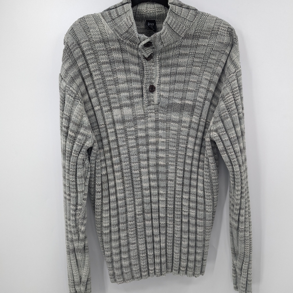Men's GAP Button Neck Sweater